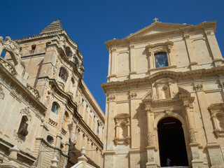 Fototapeta na wymiar Chiesa di S. Francesco d'Assisi all'Immacolata, Noto