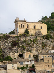 Chiesa San Bartolomeo over Scicli houses