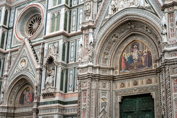 Florence Cathedral on a cloudy summer day