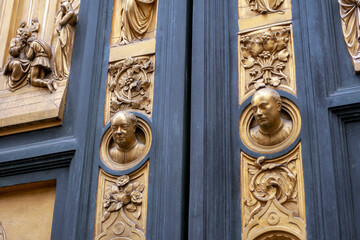 Gates of Paradise on the Florence Baptistery in Florence