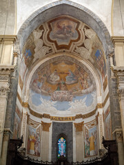 Fototapeta premium Frescos of the Catania Cathedral high altar