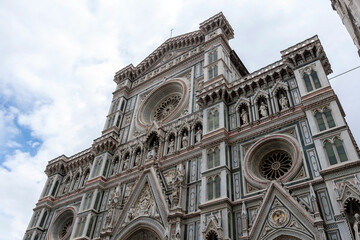 Florence Cathedral on a cloudy summer day