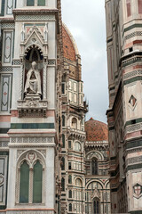 Florence Cathedral on a cloudy summer day