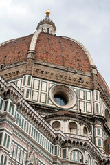 Florence Cathedral on a cloudy summer day