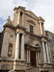 Fototapeta na wymiar Church of San Francesco Borgia, Catania