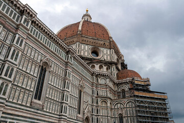 Florence Cathedral on a cloudy summer day
