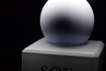 3d render of a egg with a symbol