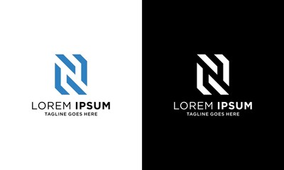 Initial Letter N Logo With Creative Modern Business Typography Vector Template. Creative Abstract Letter N Logo Design