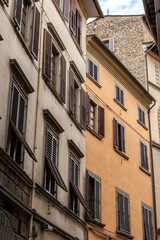 Fototapeta na wymiar A street in Florence on a summer day