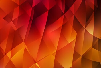 Dark Red vector abstract mosaic pattern.