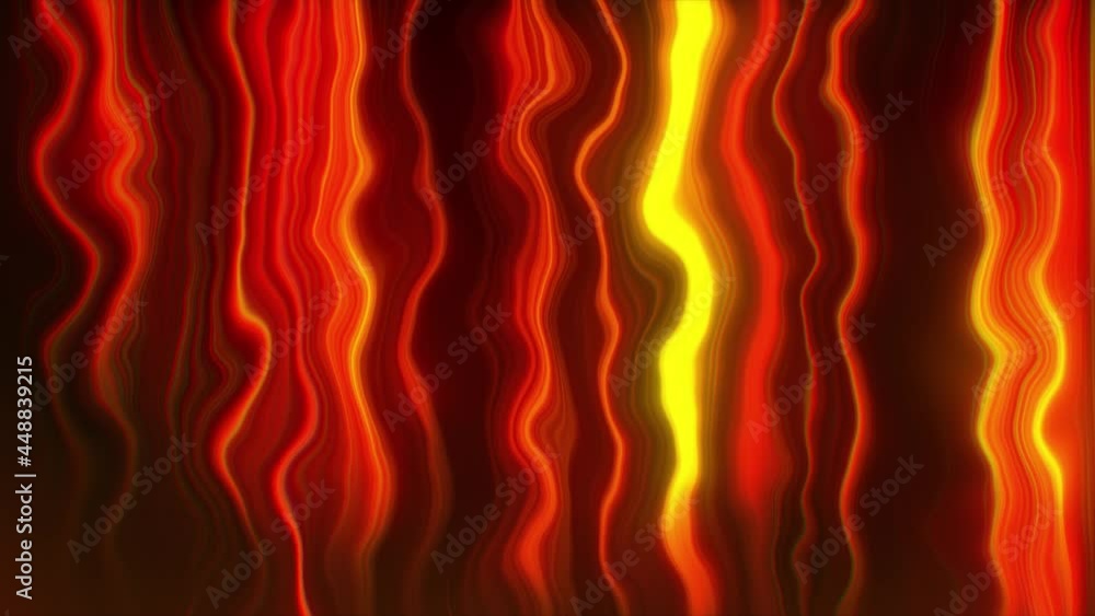 Poster abstract fractal neon background of bright lines. glowing stripes. 3d animation of a seamless loop