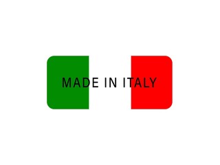 Vector illustration of Italy flag