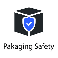 product guarantee, safety icon design vector