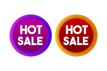 Hot sale only today isolated on white