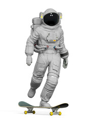 astronaut is skating © DM7