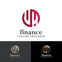 Finance and Accounting Logo Design Vector