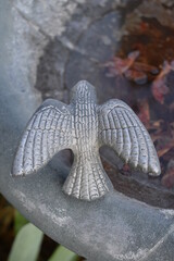 Ornament on a Bird Bath