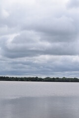 Clouds Over a Lake