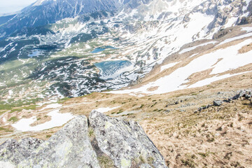 View of the High Tatras from the side of Kasprowy Wierch in Poland
