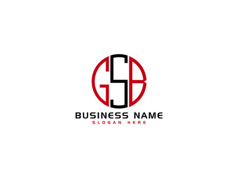 Creative GSB Logo Letter Vector Image Design For Your Business