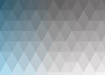 Abstract color Low-Polygones Generative Art background illustration