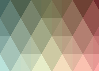 Abstract color Low-Polygones Generative Art background illustration