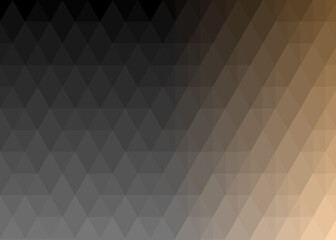 Obraz premium Abstract color Low-Polygones Generative Art background illustration