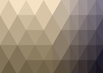 Abstract color Low-Polygones Generative Art background illustration