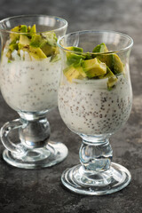 yogurt with fruits