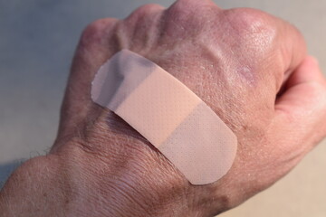 Bandage on a Hand