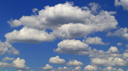 chmury na tle nieba, clouds on the background of the sky - obrazy, fototapety, plakaty