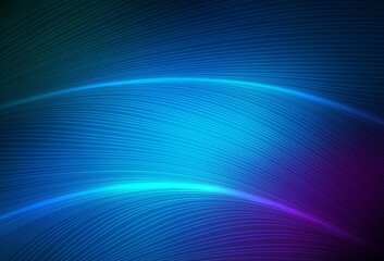 Dark Pink, Blue vector template with bent lines.