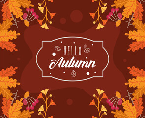 autumn season card