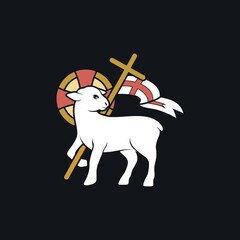 Christian illustration. The Lamb of God who takes away the sin of the whole world. © biblebox