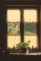 Vintage Window Scene