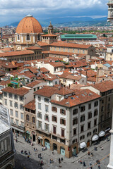 Fototapeta premium Red rooftops of Florence