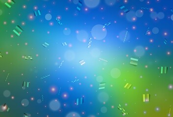 Light Blue, Green vector layout with circle shapes.