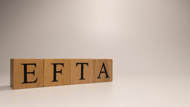 European Free Trade Association, EFTA . Close Up.