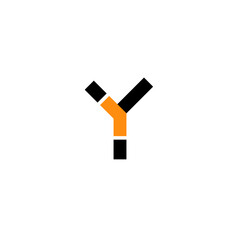 Minimalism line logo initial letter y
