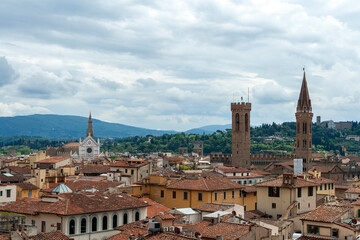 Red rooftops of Florence