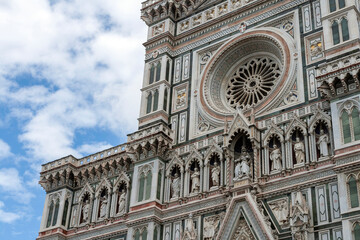 Fototapeta premium Florence Cathedral on a cloudy summer day