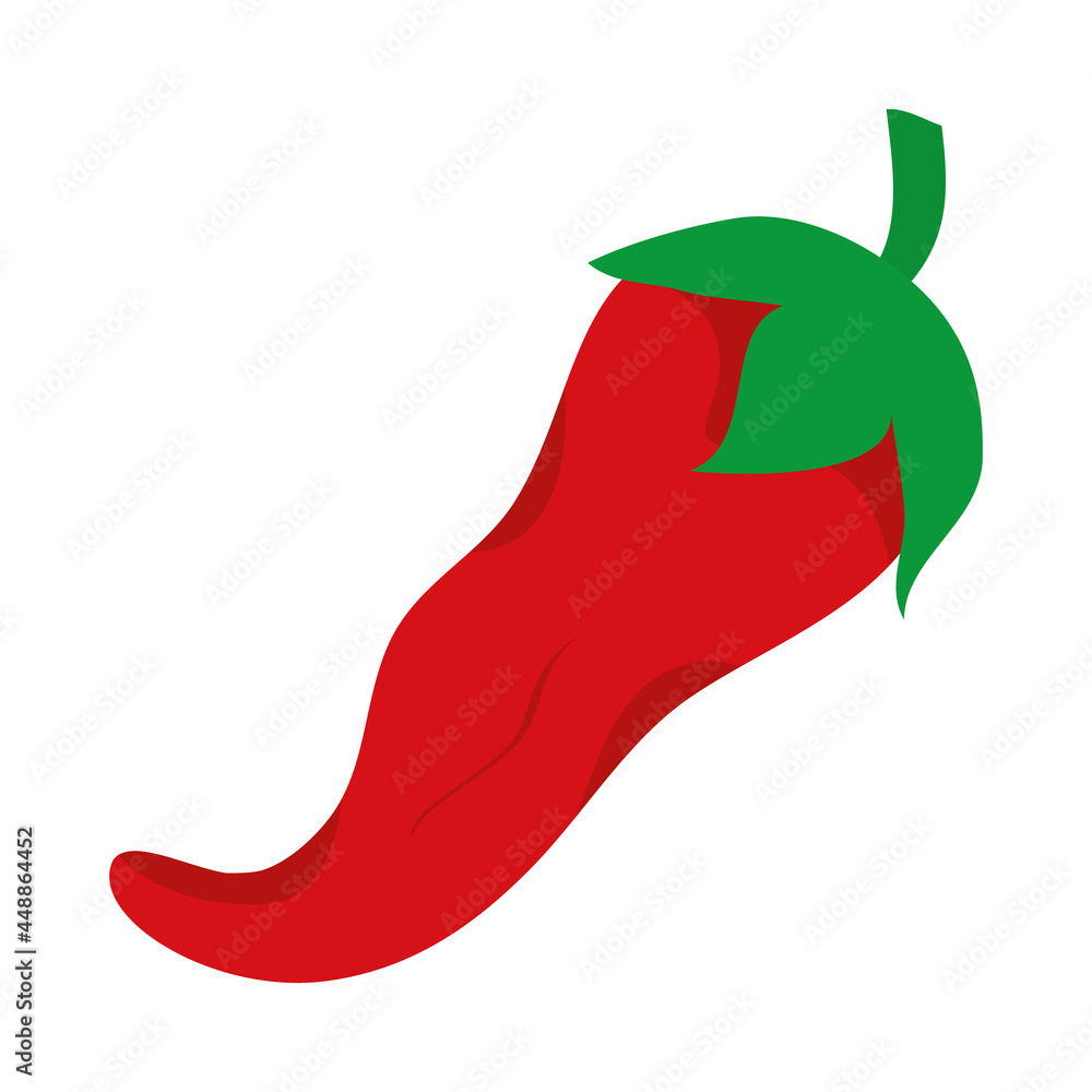 Sticker red chilli design