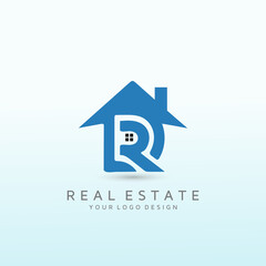Real Estate Agent Logo to Attract Sophisticated Clientele letter RD