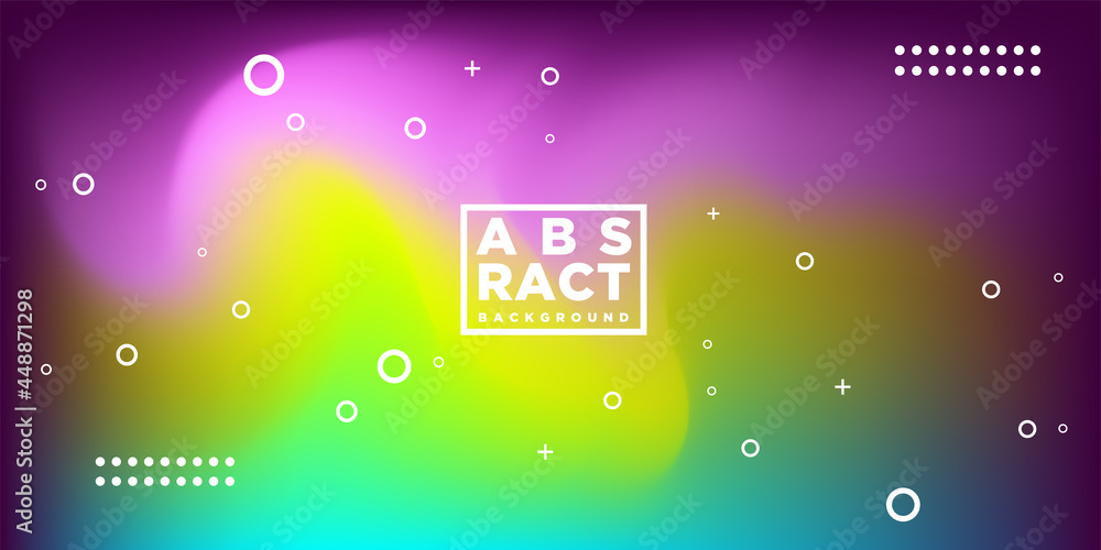 Aufkleber modern hologram blur colorful abstract background design for web design