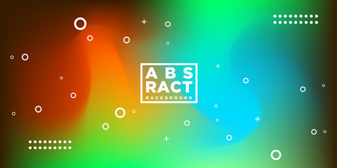 Obraz premium Modern Hologram Blur Colorful Abstract Background Design for web design