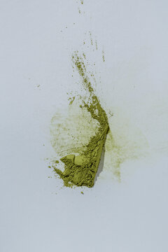 Matcha tea texture