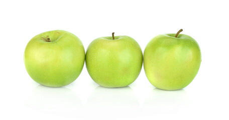 Green Apple isolated on white background