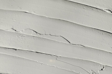 Closeup of clay mask