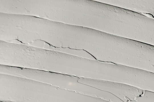 Closeup of clay mask