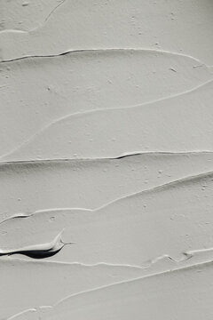 Closeup of clay mask